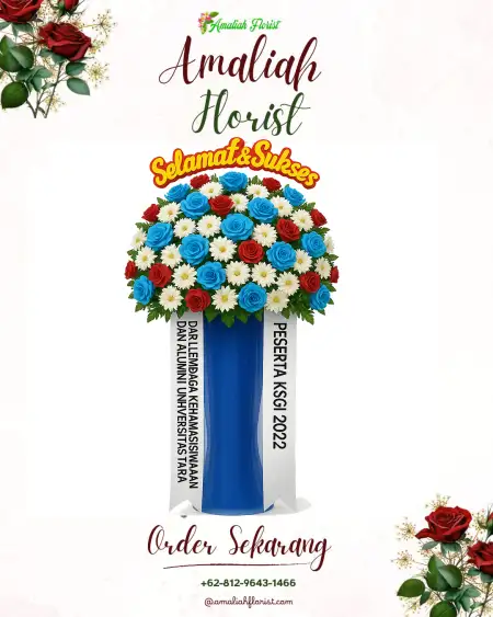 Standing Flowers Belakang Balok